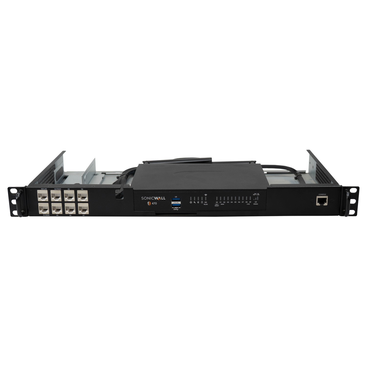 SonicWall TZ470 1U Rack Mount Kit Tray w/ Power Supply Firewall Rackmount