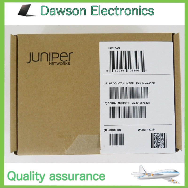 New Sealed Juniper EX-UM-4X4SFP 4 Port 1GbE/10GbE SFP+ Uplink Module