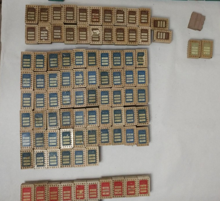 Lot 10 IBM 4020 Military Comp. Part Q-PAC 1950s RARE Logic Gate Collectors Gold