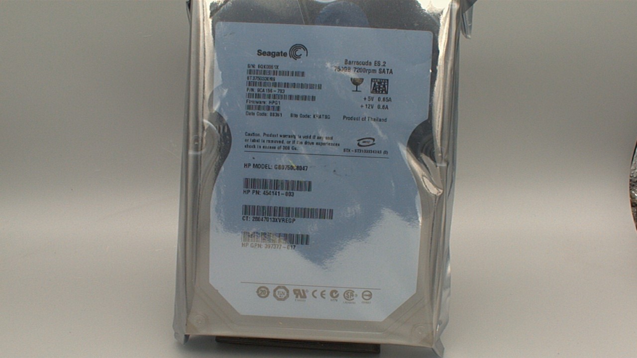 Seagate Barracuda ES.2 750GB 3.5" Enterprise SATA II Hard Drive HDD ST3750330NS
