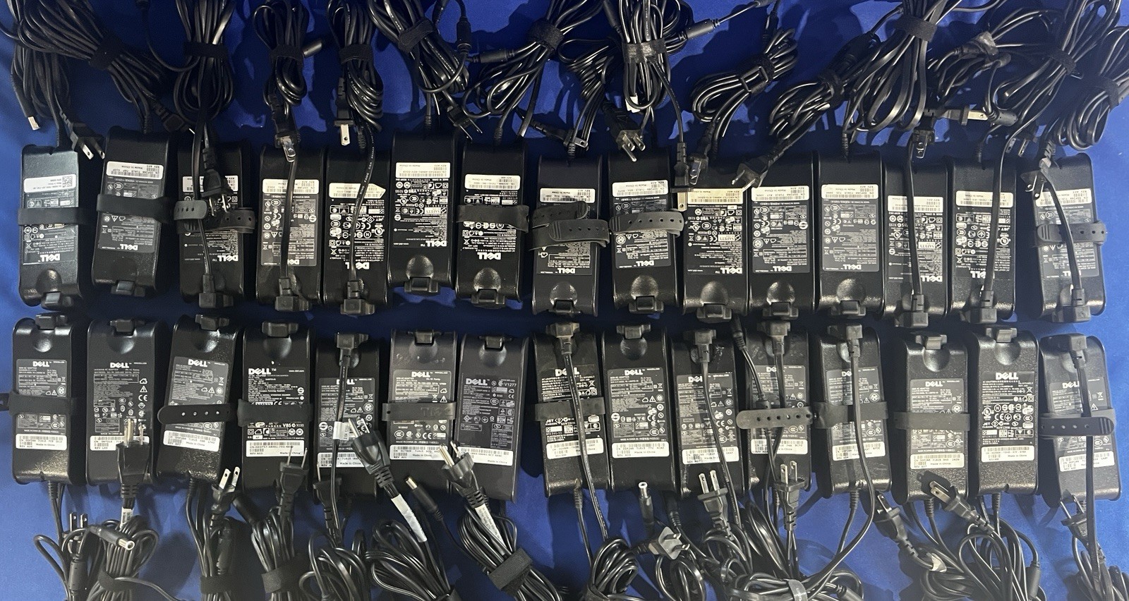 Genuine Dell 90W AC Adapter Laptop Charger 7.4mm Big Tip Large Barrel- Lot of 30