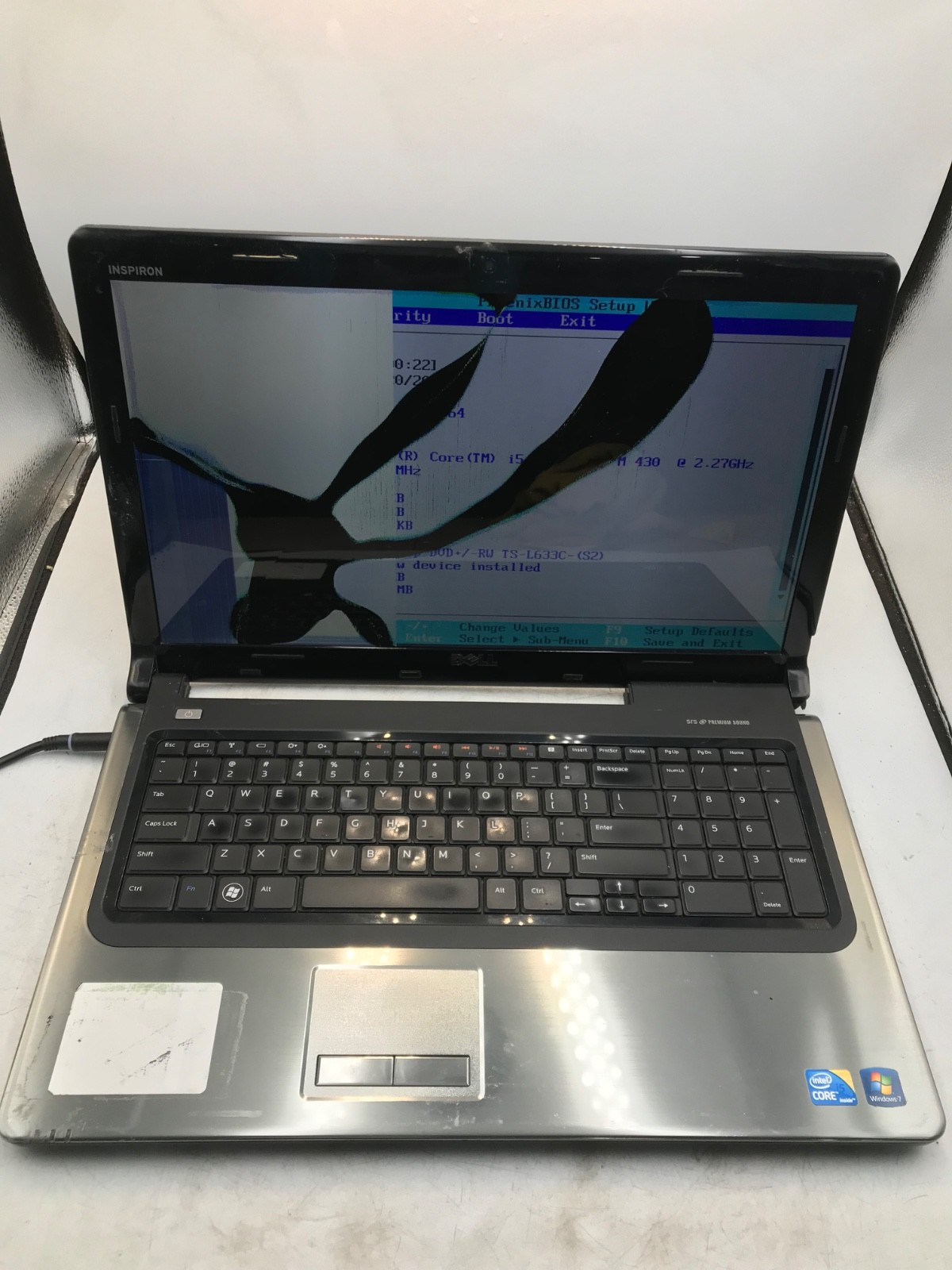 Dell Inspiron 1764 Intel Core i5 430M 17" -BOOTS/BROKEN DISPLAY -MZ