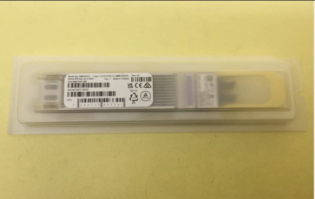 NVIDIA MMS4X00-NM 800Gbps Twin-port OSFP 2x400Gb/s Single Mode 2xDR4 500m 7-pack
