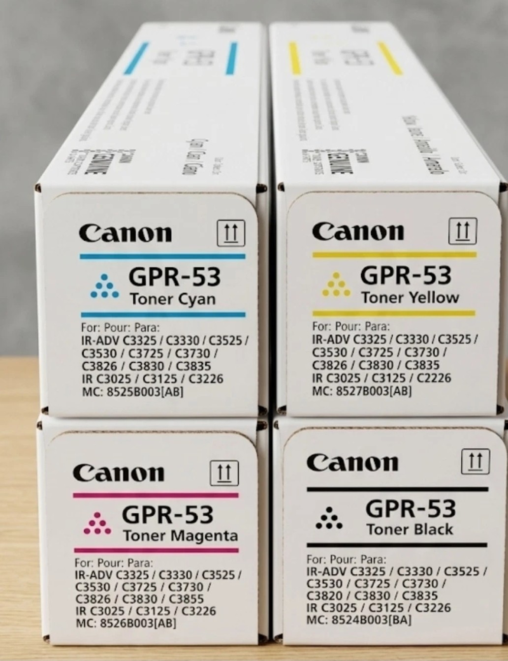 GPR-53 GENUINE CANON TONER - FULL SET