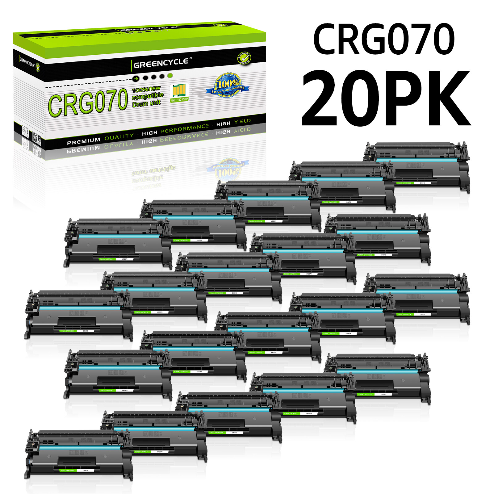 CRG 070 Toner Cartridge for Canon imageCLASS LBP241dw/243dw MF461dw MF462dw LOT