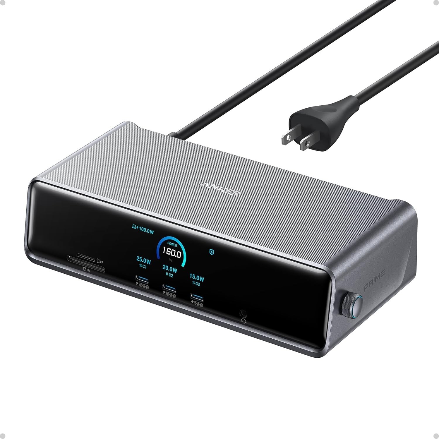 Anker Prime DL7400 14-Port Docking Station Triple Display USB-C 3.2 Gen 2 Hub