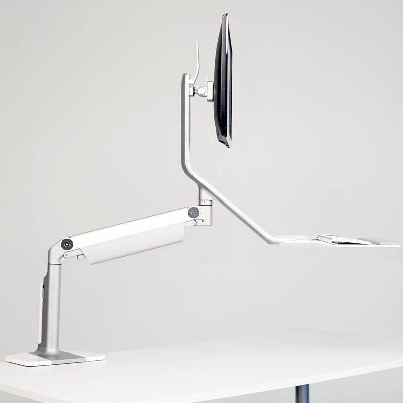 Humanscale QuickStand Lite Height Adjustable Workstation - Single Monitor