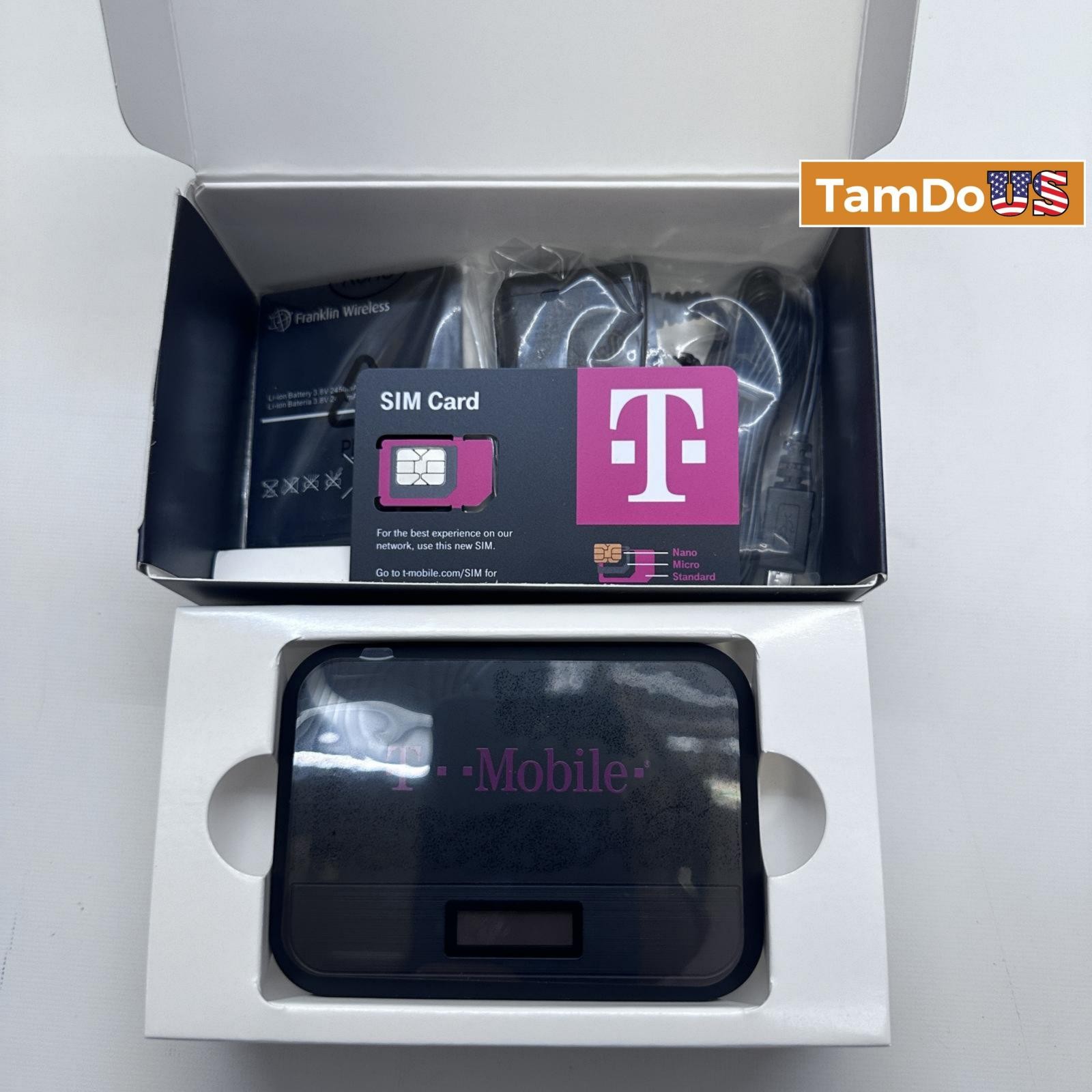 Franklin Wireless T9 Mobile Hotspot 4G LTE Wi-Fi Router T-Mobile