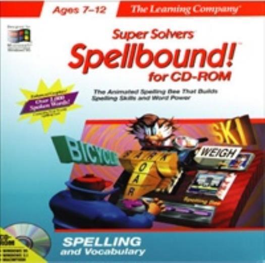 Super Solvers Spellbound PC MAC CD kids learn words spelling vocabulary game