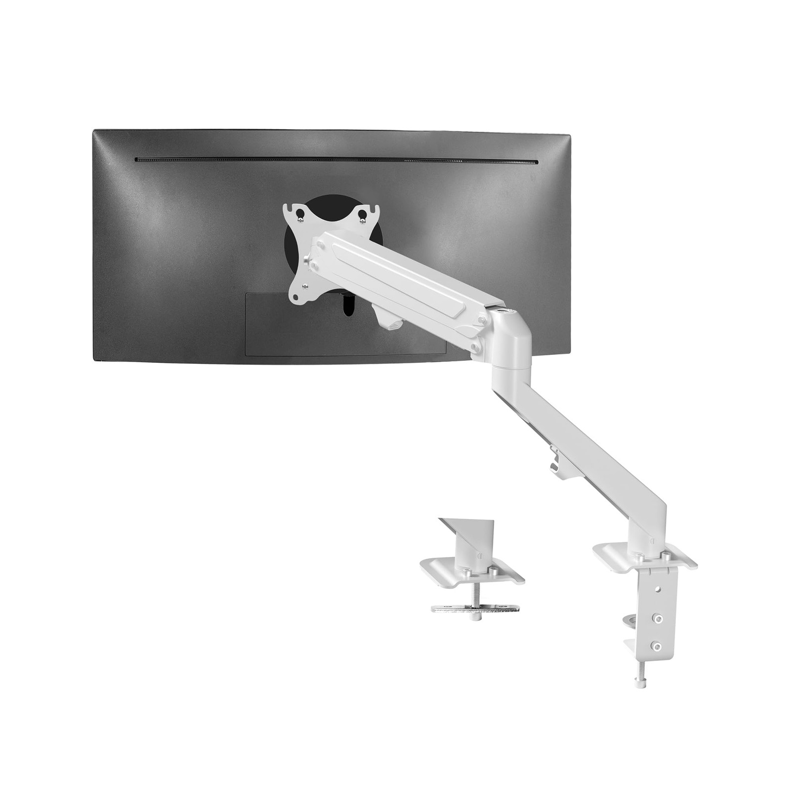 VIVO Heavy Duty Single Monitor Tension Arm for up to 27 inch Screens, Holds 1...