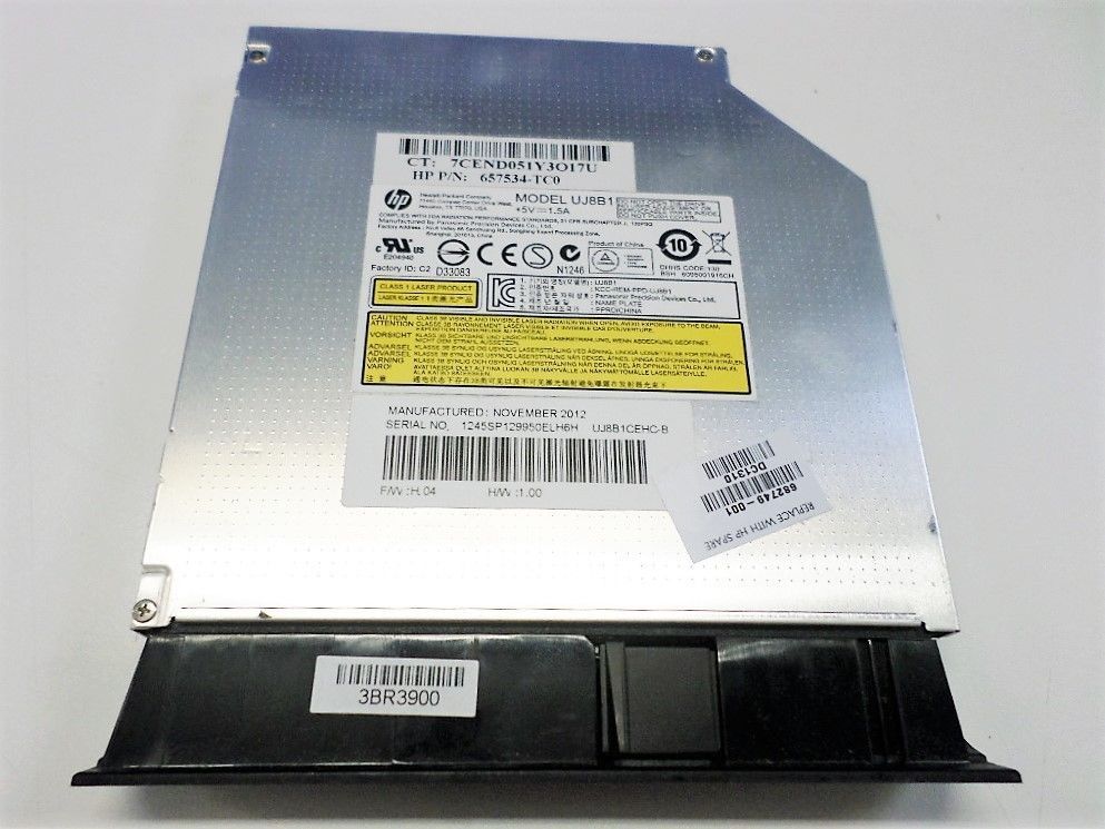 682749-001 657534-6C0 GT50N GENUINE HP DVD DRIVE W BEZEL G7-2235DX US SELLER
