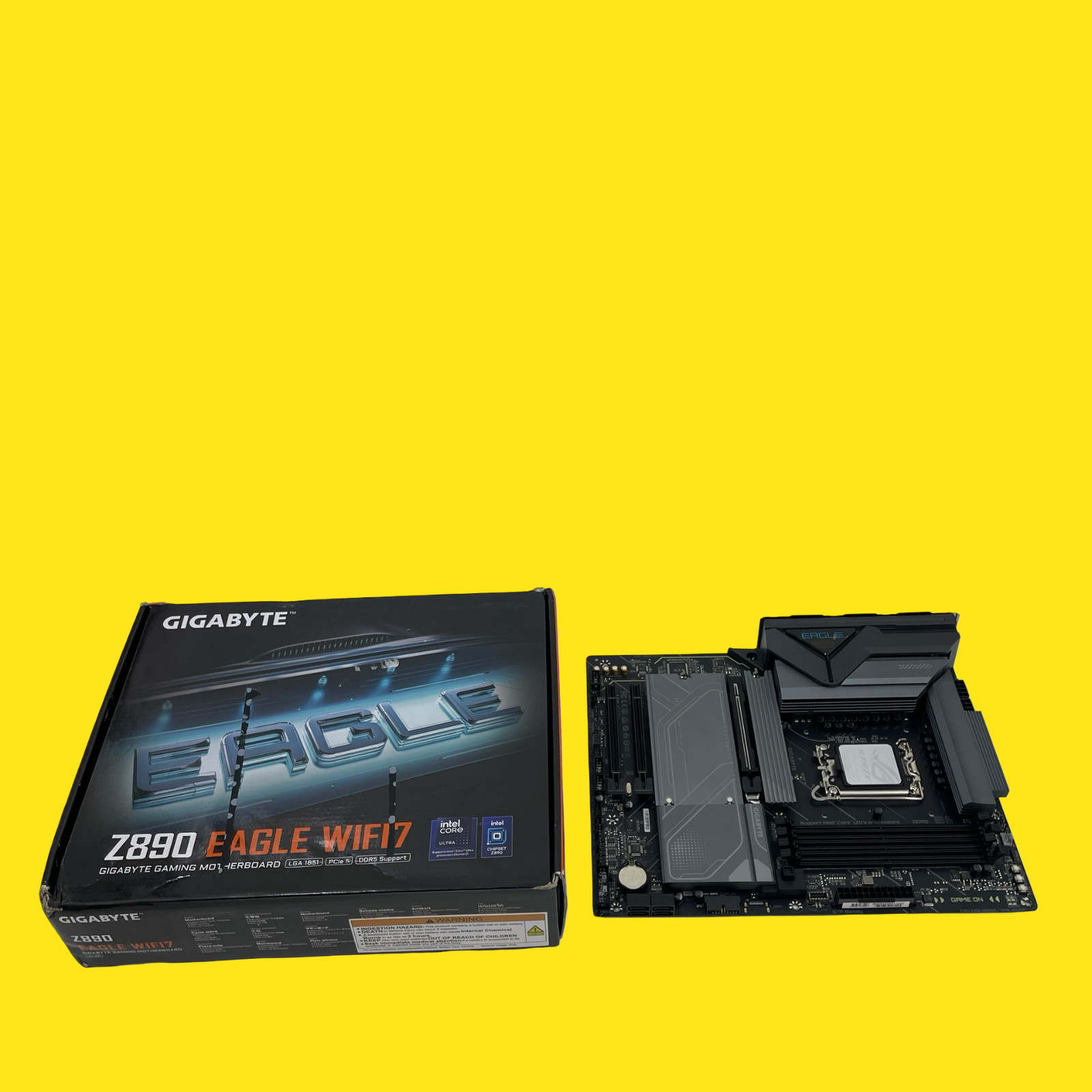 AS/IS GIGABYTE Z890 Eagle WIFI7 LGA 1851 Motherboard, ATX, DDR5 #2887