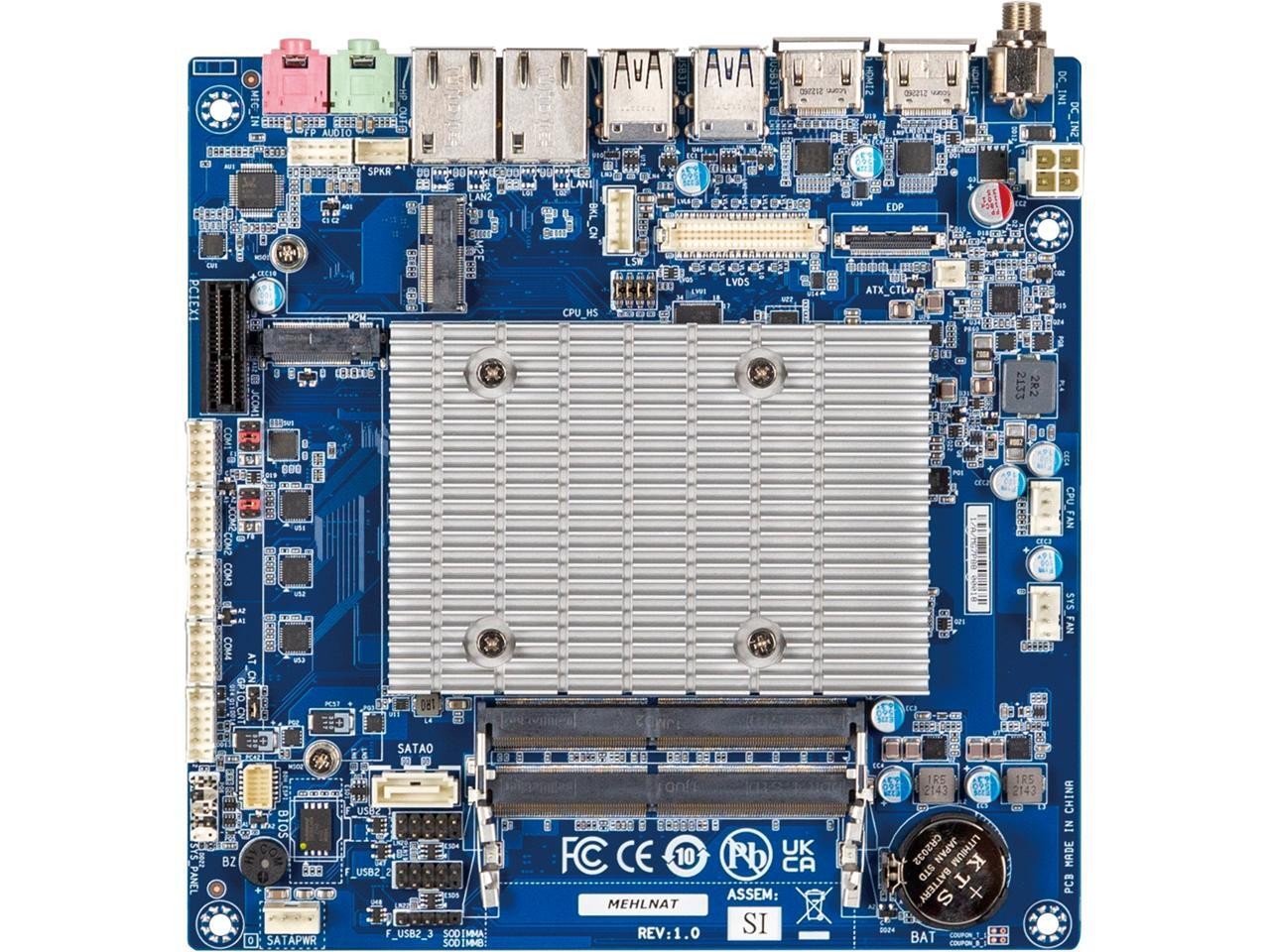 Gigabyte Technology 9MEHLJATMRSI10D iTXL 6412A Mini ITX Motherboard