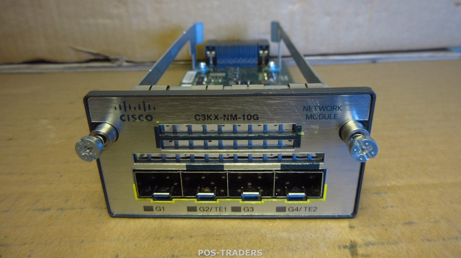 Cisco C3KX-NM-10G v01 4 Port 10GB 3750X/3560X Module FROM WS-C3750X-48T-L V07