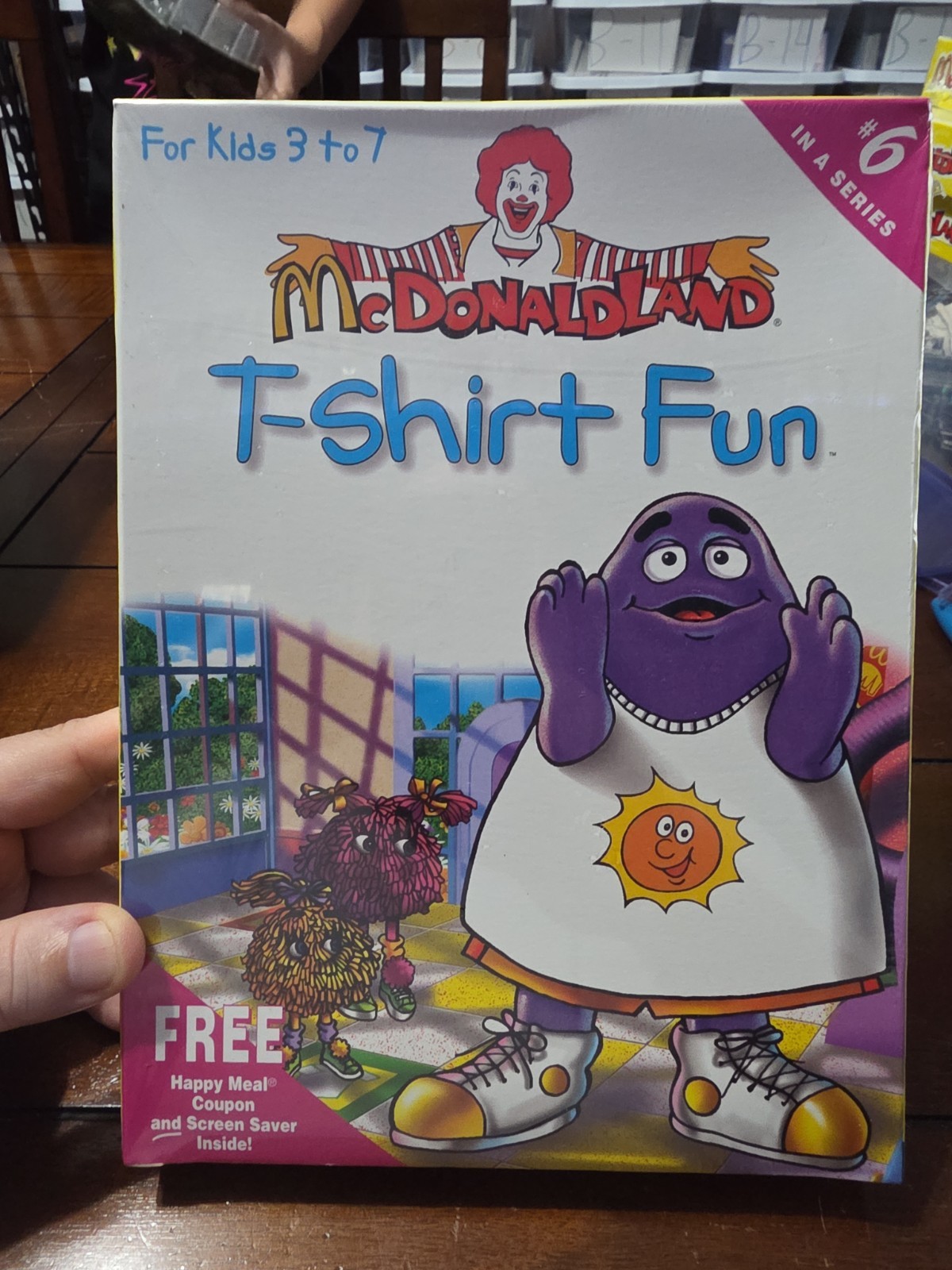 Vintage McDonaldland T-Shirt Fun- Big Box Edition #6 (PC, 1997, Expert Software)