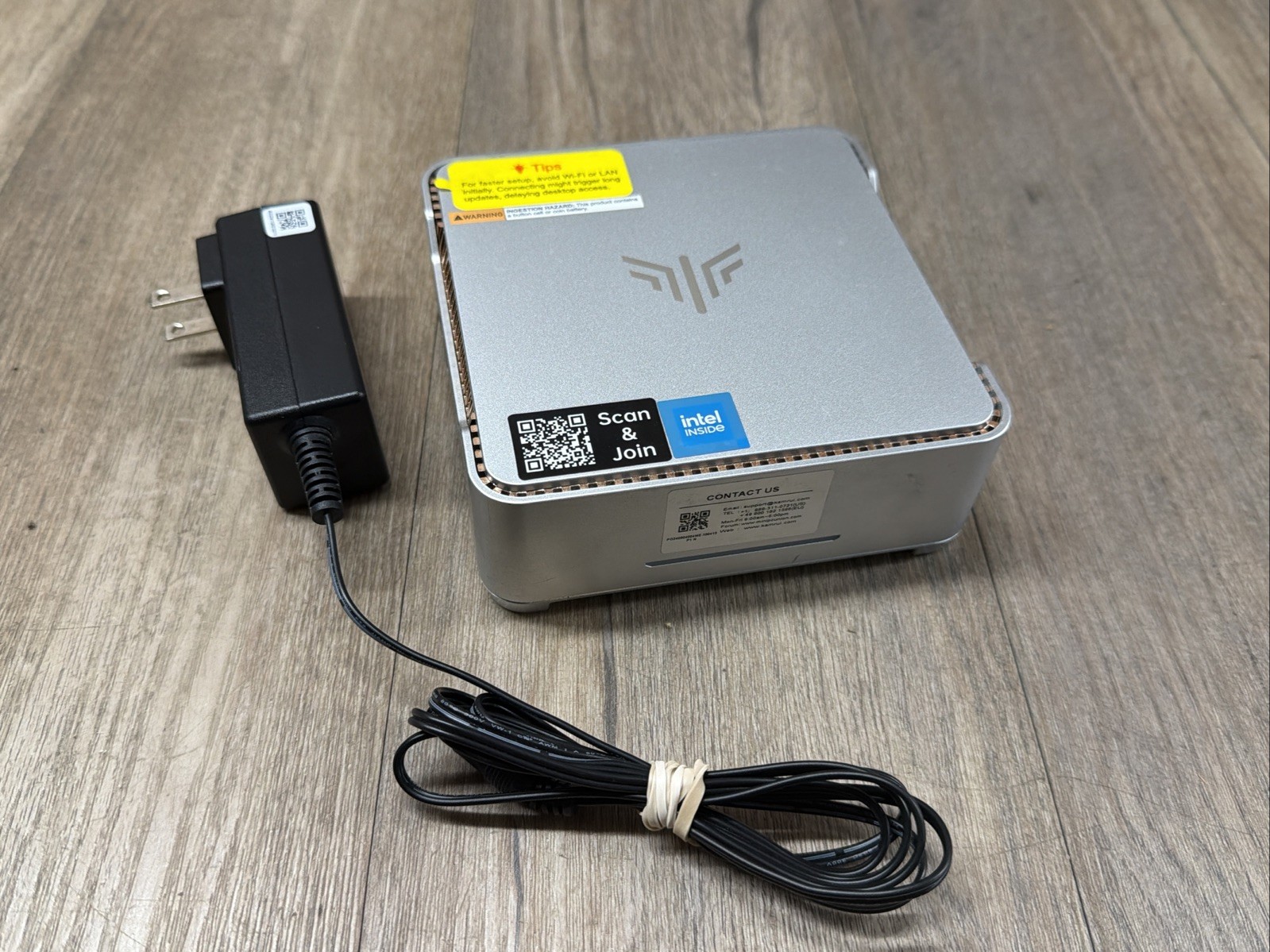 KAMRUI GK3PLUS Mini PC Intel N95 16GB RAM 512GB SSD Wi-Fi VGA Silver