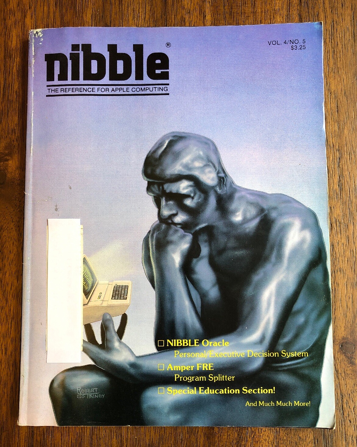 Nibble Apple Computer Magazine Vol 4 Number 5 IIe Vintage 1983