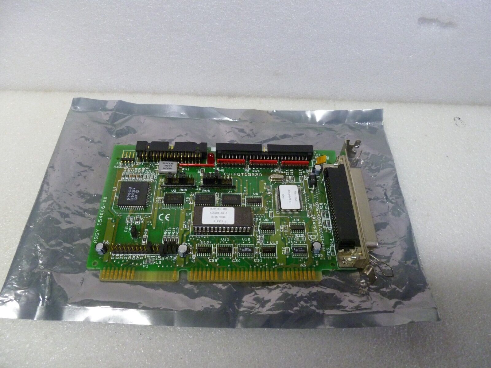 VINTAGE Adaptec AHA-1522A SCSI Host 16-bit Adapter Card