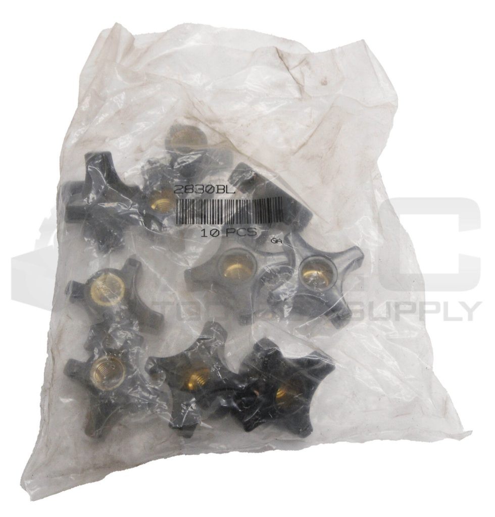 SEALED NEW BAG OF 10 2830BL CLAMP KNOB 2830
