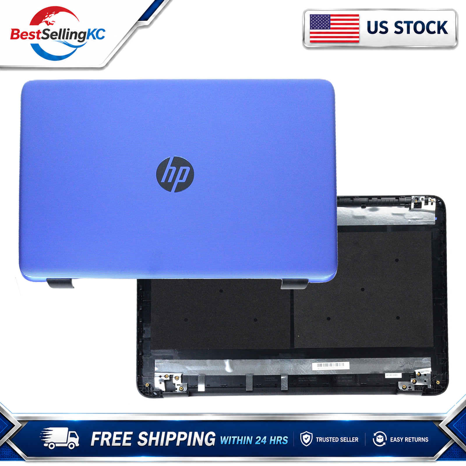 For HP 17-AY 17-BA 17-X 17X 17Y 270G5 Laptop LCD Back Cover Lid Blue 856596-001