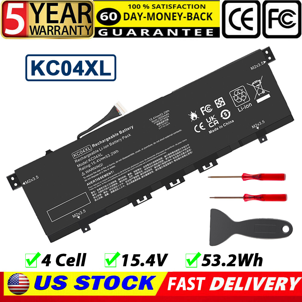 KC04XL Battery for HP Envy X360 13-AG 13M-AQ 13-AH 13-AR0000AU HSTNN-DB8P