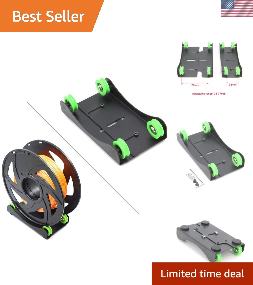 3D Printer Filament Holder Universal Adjustable Mount Rack