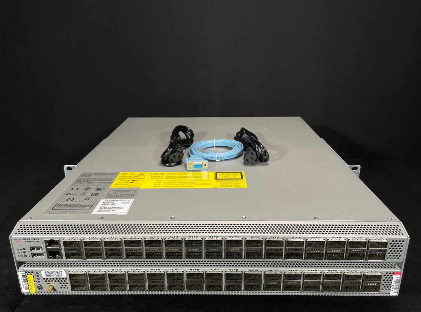 Cisco  Nexus N3K-C3164Q-40GE 64-Port QSFP+ 40GB  Switch w/Dual Power -Fast Ship