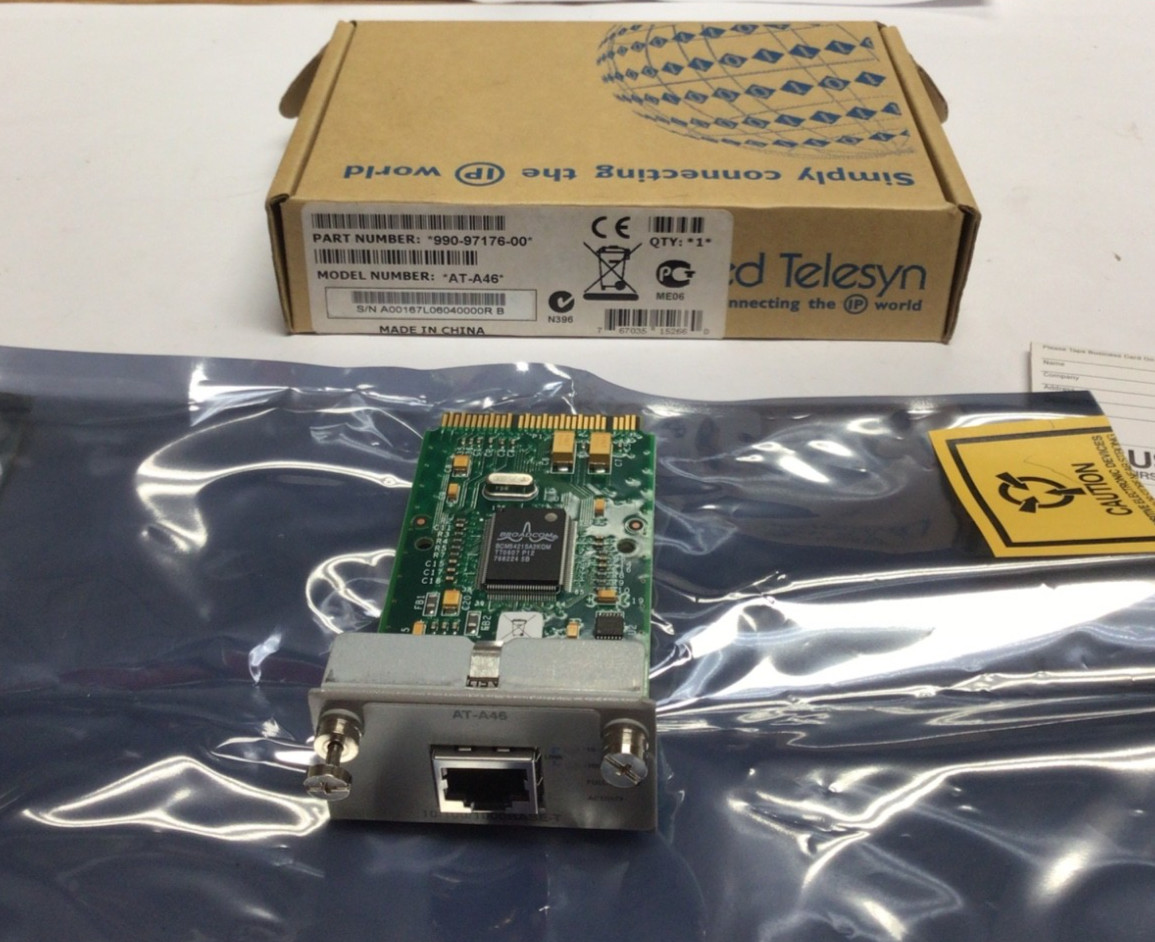 Allied Telesyn AT-A46 Gigabit Module PN 990-97176-00 New