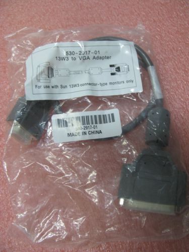 Lot 5 Sun 530-2917 13W3 Female to VGA Male Adapter, New