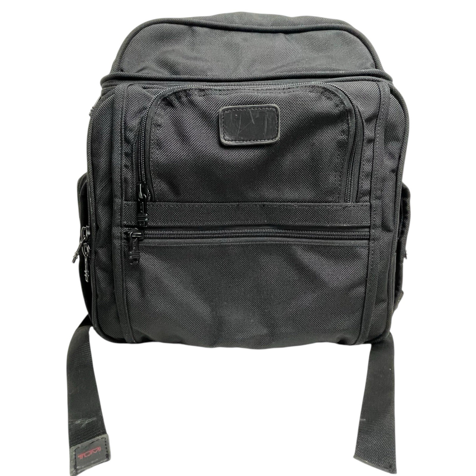 TUMI Alpha Brief Pack Backpack Laptop Tablet Black Nylon Bag 26186D4