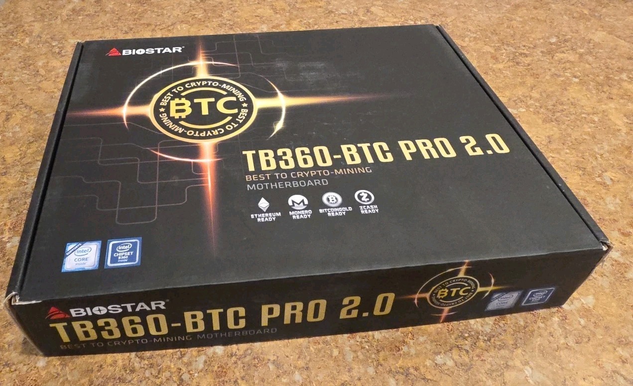 BIOSTAR TB360-BTC Pro 2.0 LGA1151 Mining Motherboard
