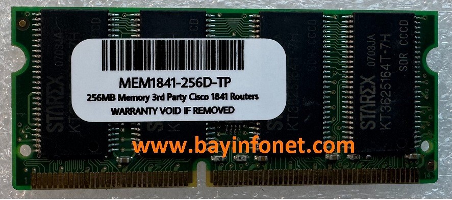 MEM1841-256D 256MB Memory 3rd Party For Cisco 1841 Router