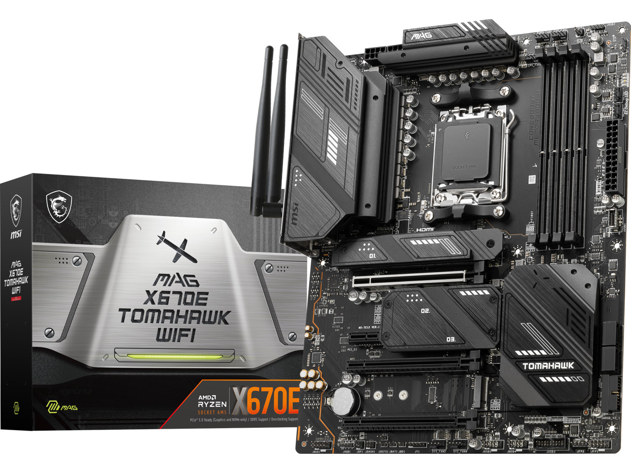 (Factory Refurbished) MSI MAG X670E TOMAHAWK WIFI DDR5 AM5 AMD ATX Motherboard