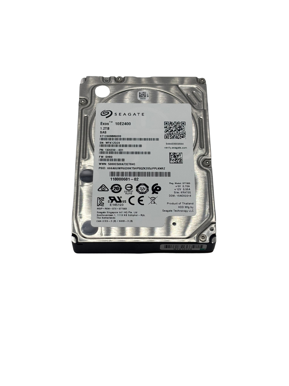 Seagate ST1200MM0099 1.2TB 10k 6GBP/s 2.5 SAS Hard Drive