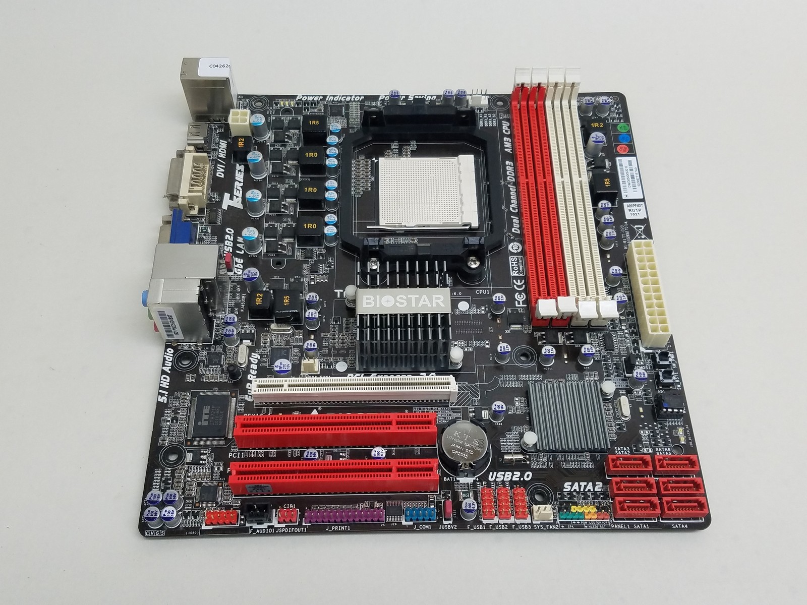 Biostar TA880GB+ Socket AM3 DDR3 SDRAM Desktop Motherboard