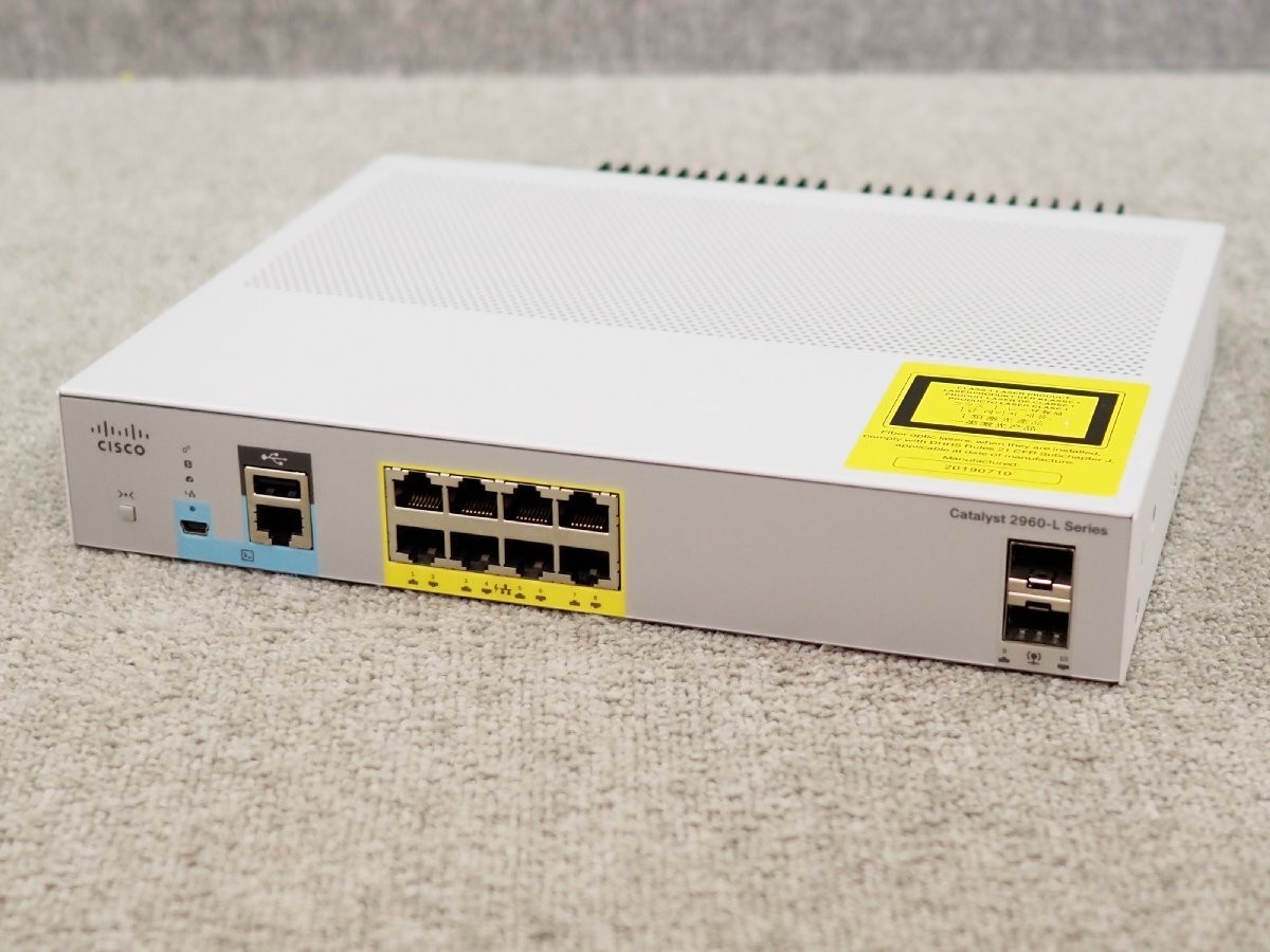 Cisco WS-C2960L-8PS-LL V01 8-Port PoE Switch tested