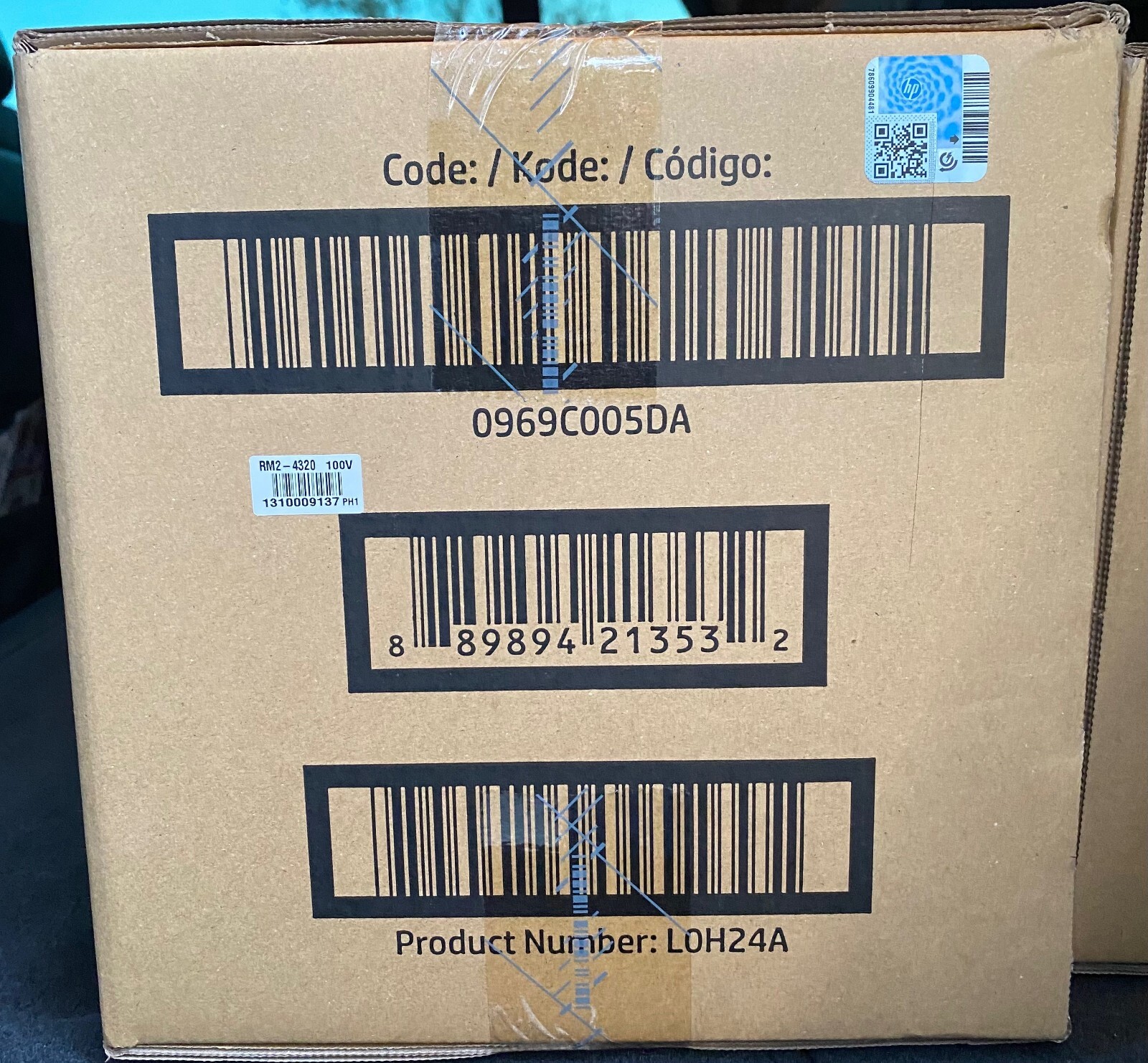 Genuine HP L0H24A Maintenance Kit 110V - NEW and SEALED