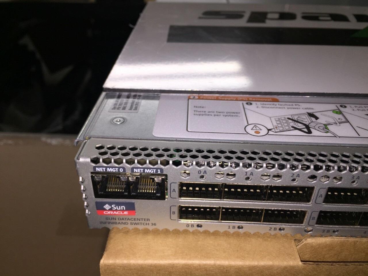 SUN /  ORACLE 7052970 Datacenter Infiniband Switch 36 QDR PORTS NO RAILS