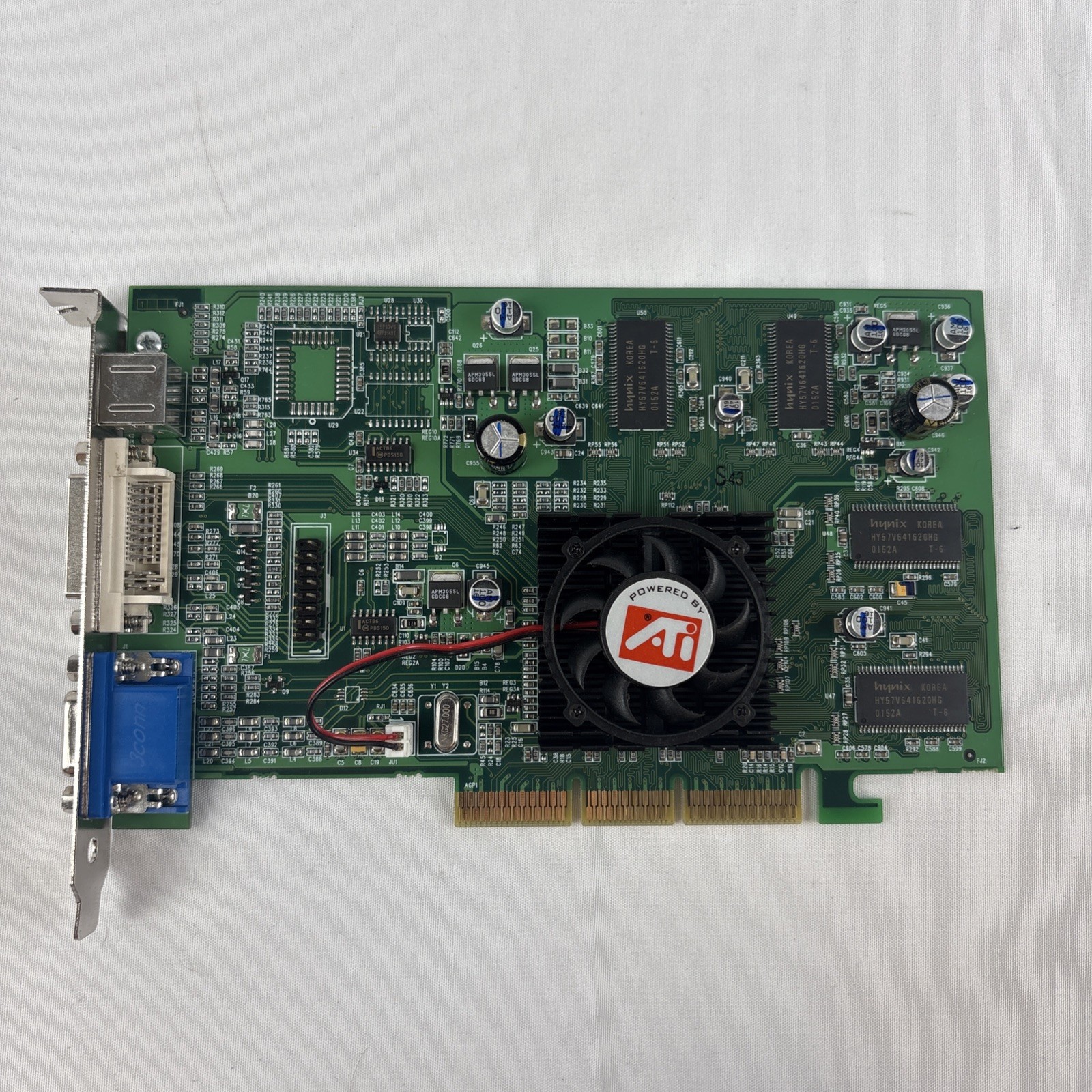 ATI Radeon 7500 64M DDR AGP Graphics Card Computer Part Retro Gaming