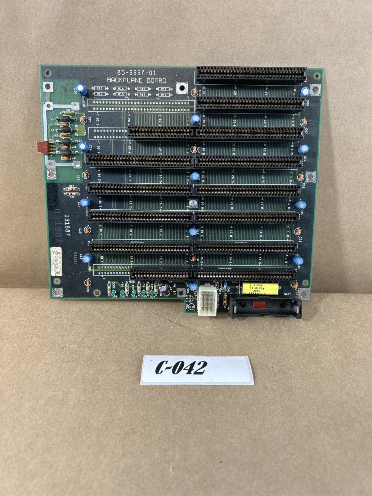 Zenith data systems 85-337-01 Backplane Board for  ZDF-2237-BK