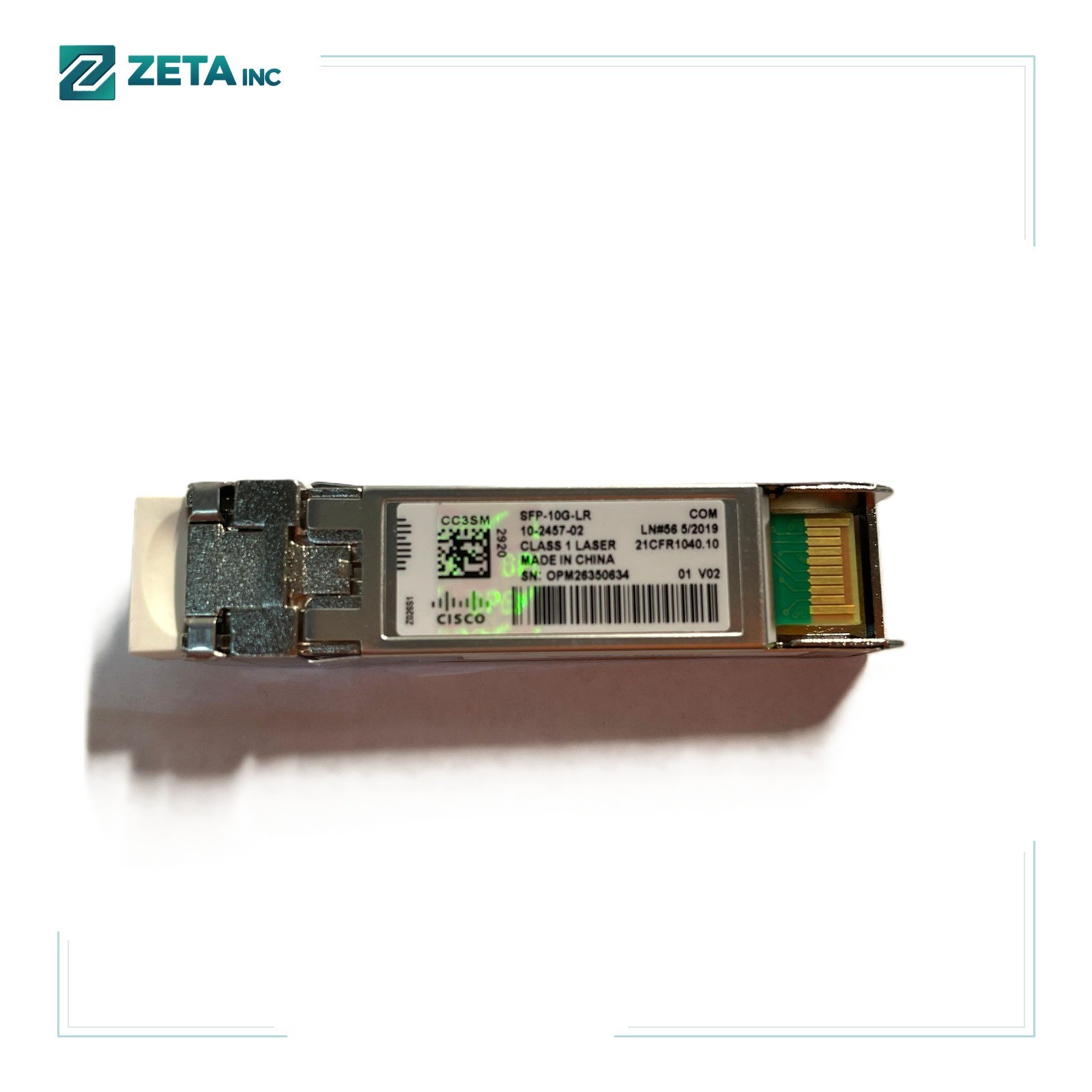 Original Cisco SFP-10G-LR= 10GB SFP+ New Clamshell With HOLOGRAM