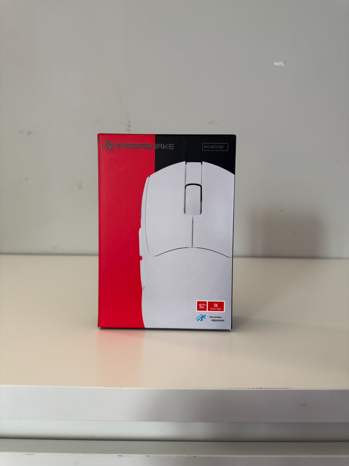 MambaSnake M4 Wireless Gaming Mouse White Brand New