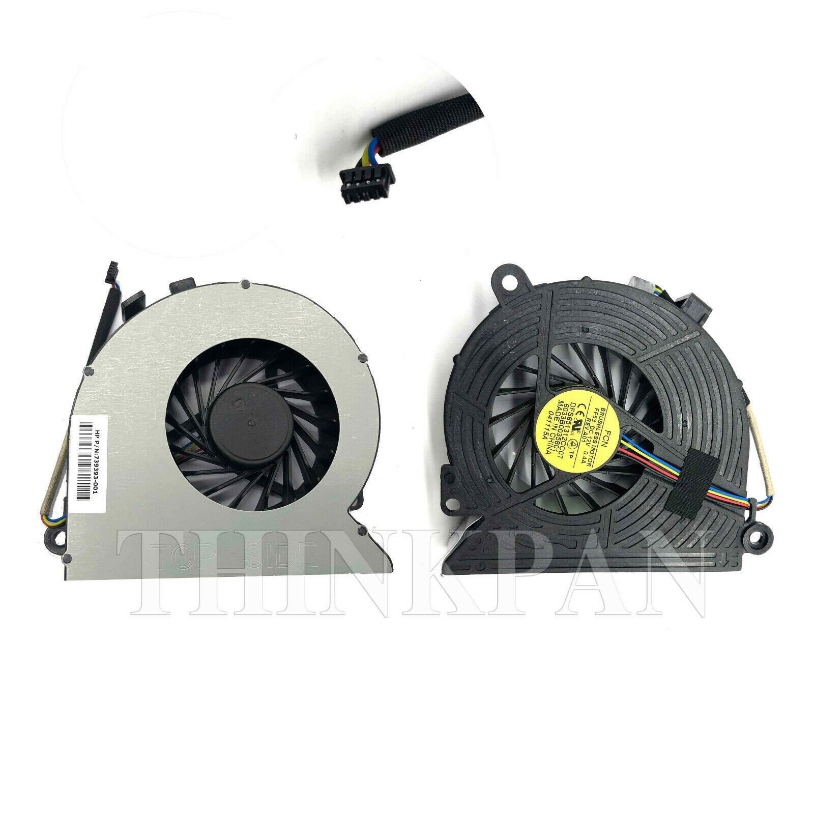 New CPU Fan For HP Pavilion 23 AiO Lugo Arch Amber 739393-001 cooling fan 4 pin