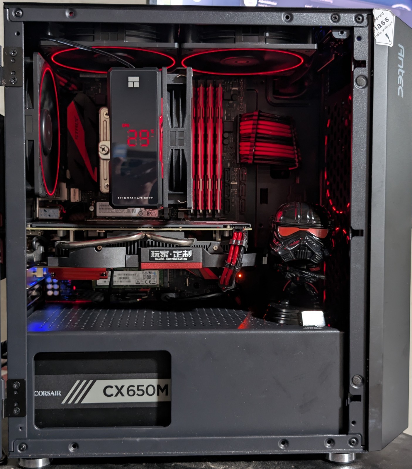 Theme Gaming PC: i7-7700, GTX 1050 Ti, 16GB RAM, 512GB NVMe, WiFi 6E, Win 11 Pro