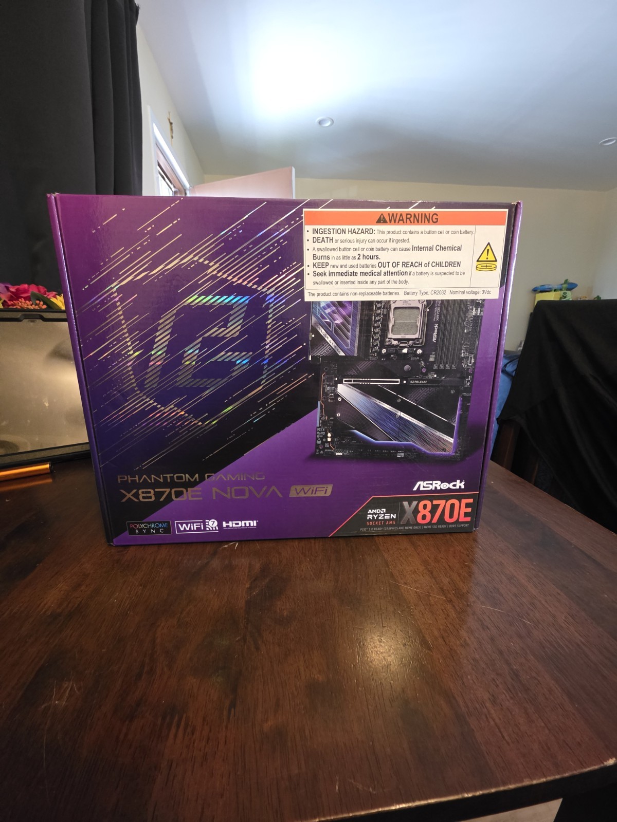 ASRock Phantom Gaming X870E Nova WiFi7 Socket AM5 AMD DDR5