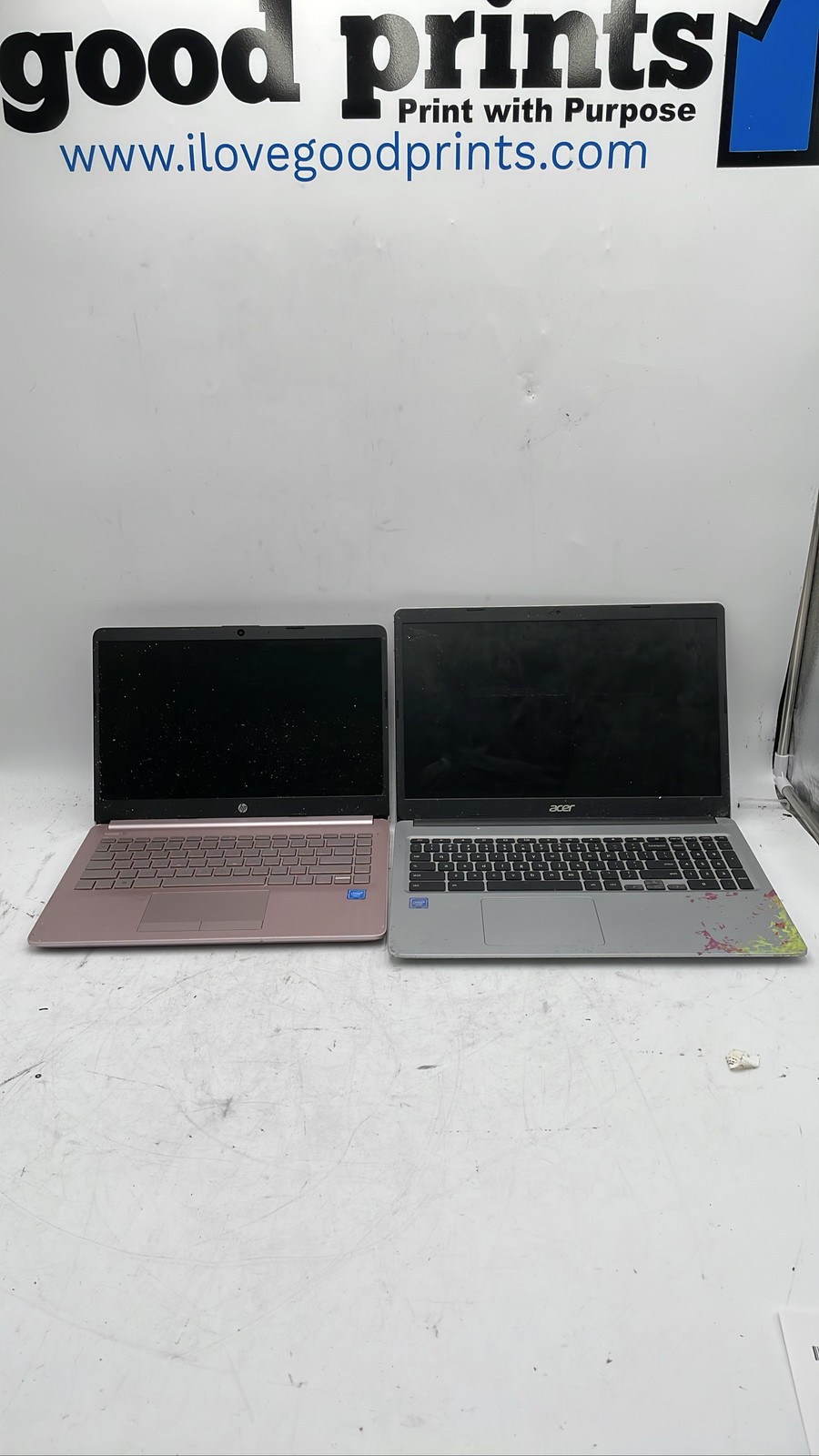 HP Model 14-cf2112wm Intel 14" Laptop Lot of 2 For Parts