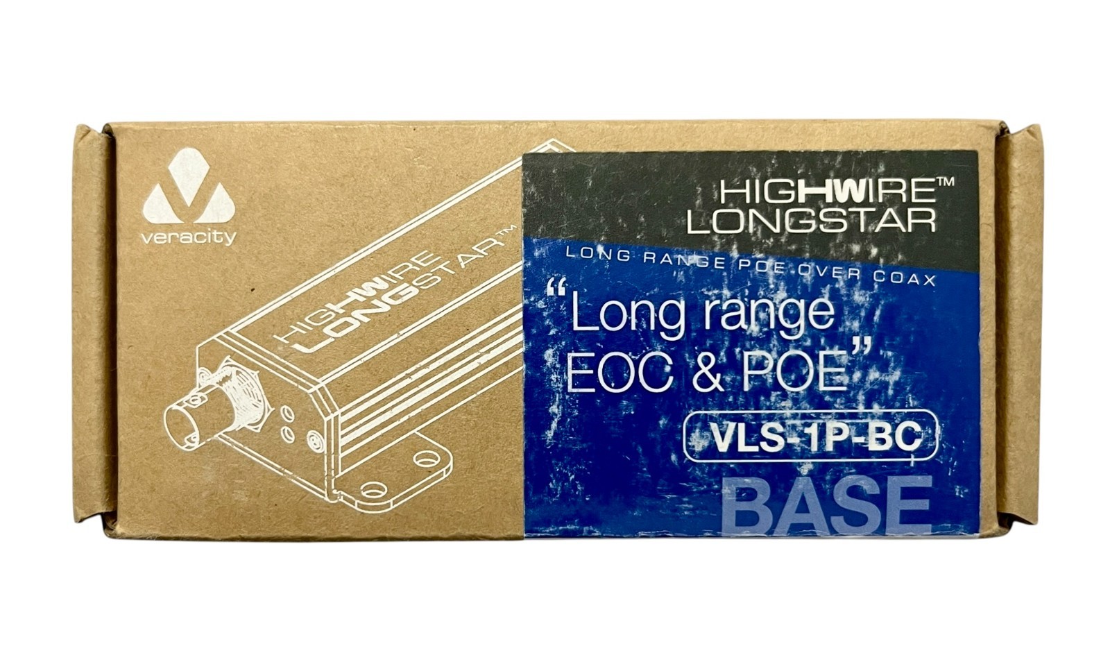 Veracity Highwire Longstar VLS-1P-BC Long Range Ethernet Over Coax 100 Base-T