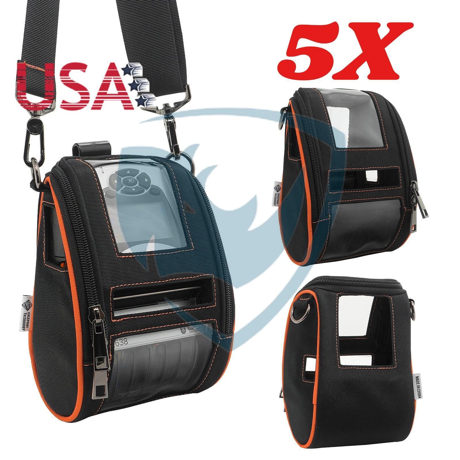 USA 5X Soft Carrying Case Pouch Holster Storage Bag for Zebra ZQ620 QLN320 STOCK