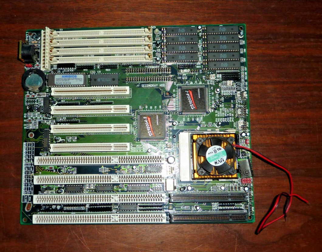 Vintage PCChips M912 Socket 3 Motherboard Am486-DX2-80 Untested /C