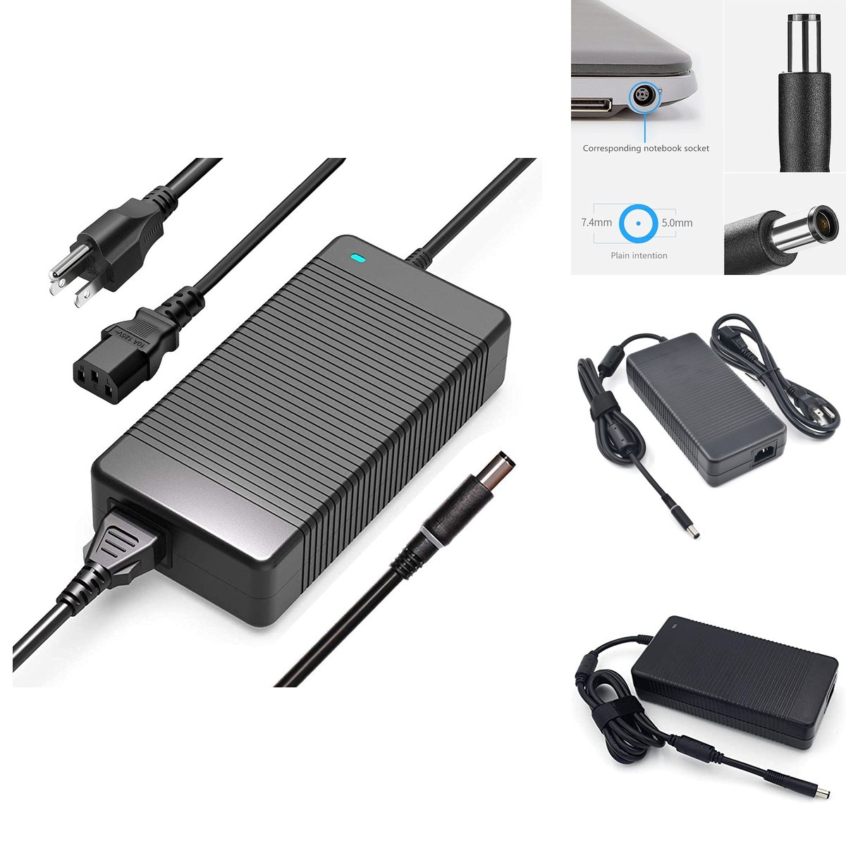 330W Charger for Dell Alienware x17 R1 R2 m17 R3 R4 Area-51m 19.5V 16.9A